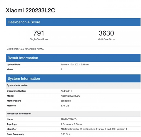 联发科mt6762八核处理器(v1818ca处理器相当于骁龙多少)