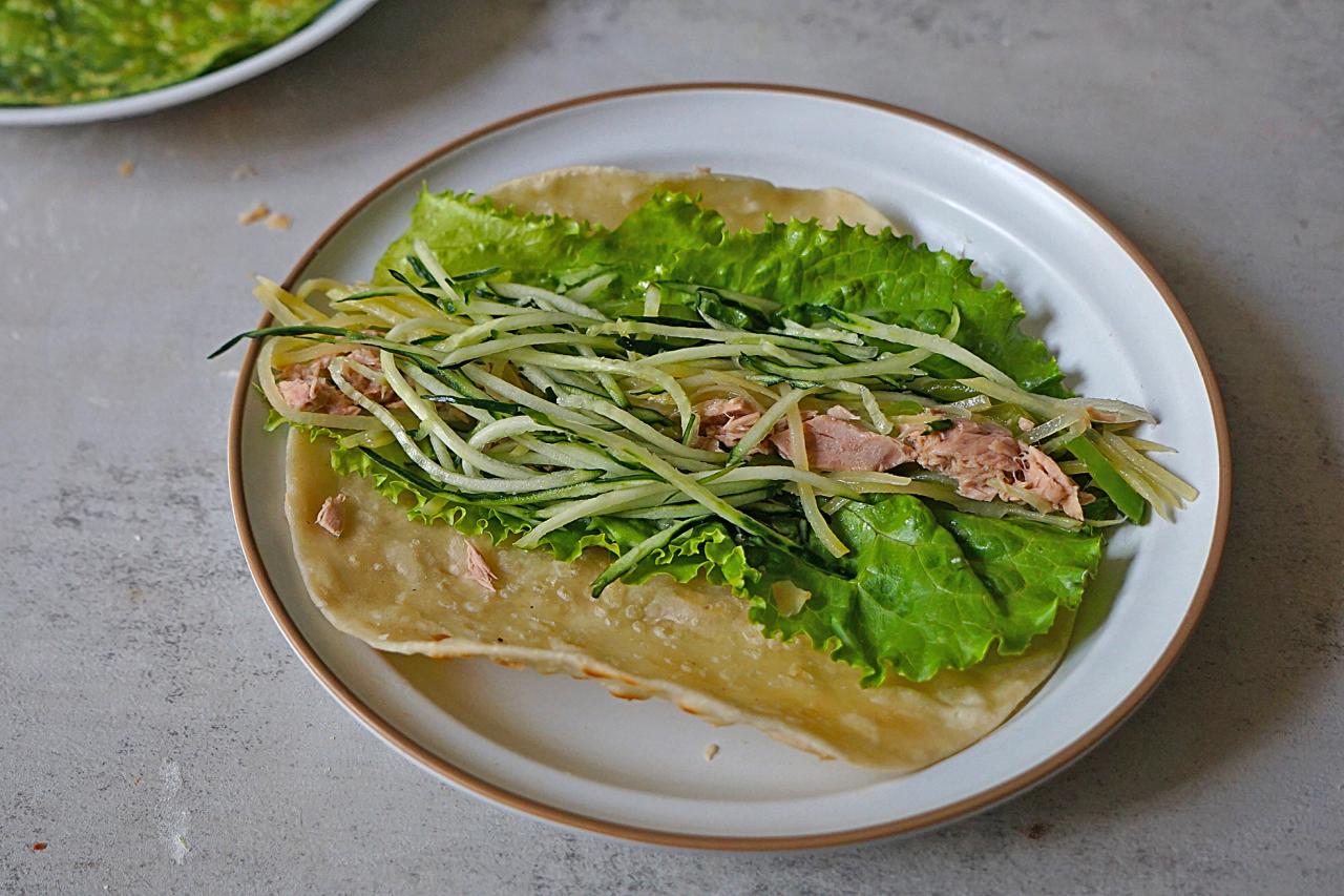 金枪鱼菠菜煎饼(金枪鱼菠菜煎饼)