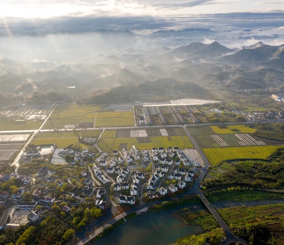 新农村规划建设图，新农村风景图片