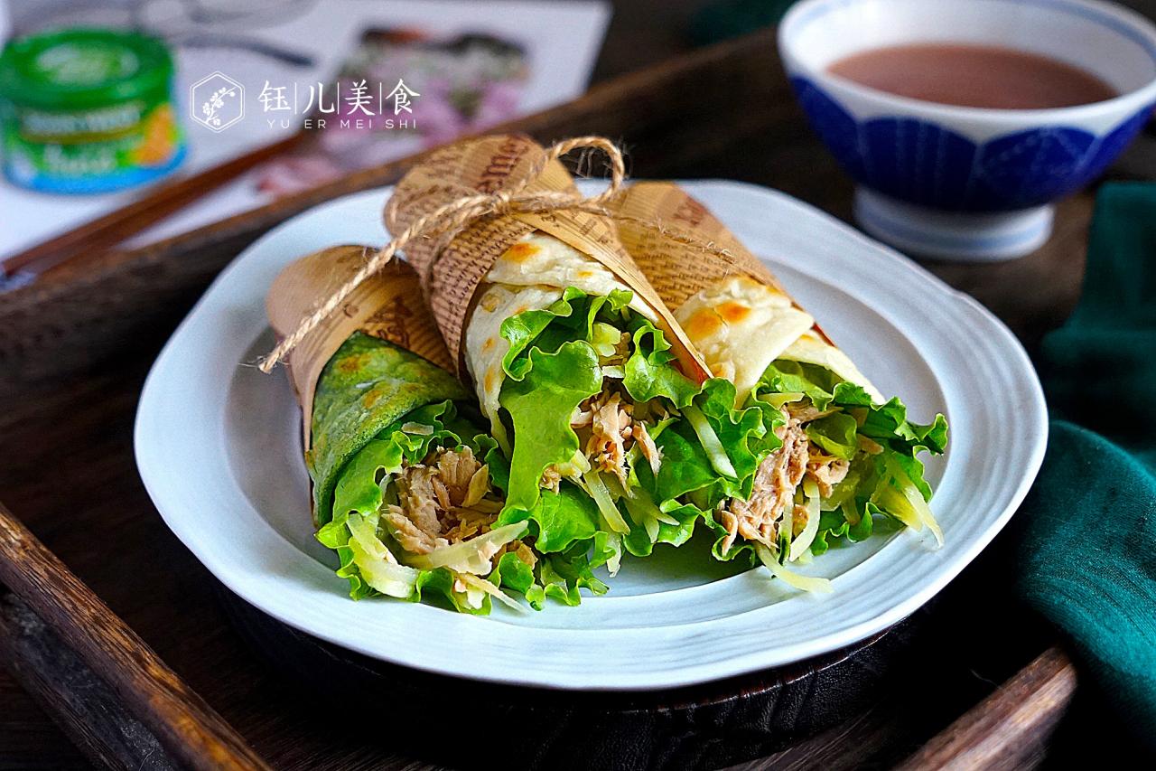 金枪鱼菠菜煎饼(金枪鱼菠菜煎饼)